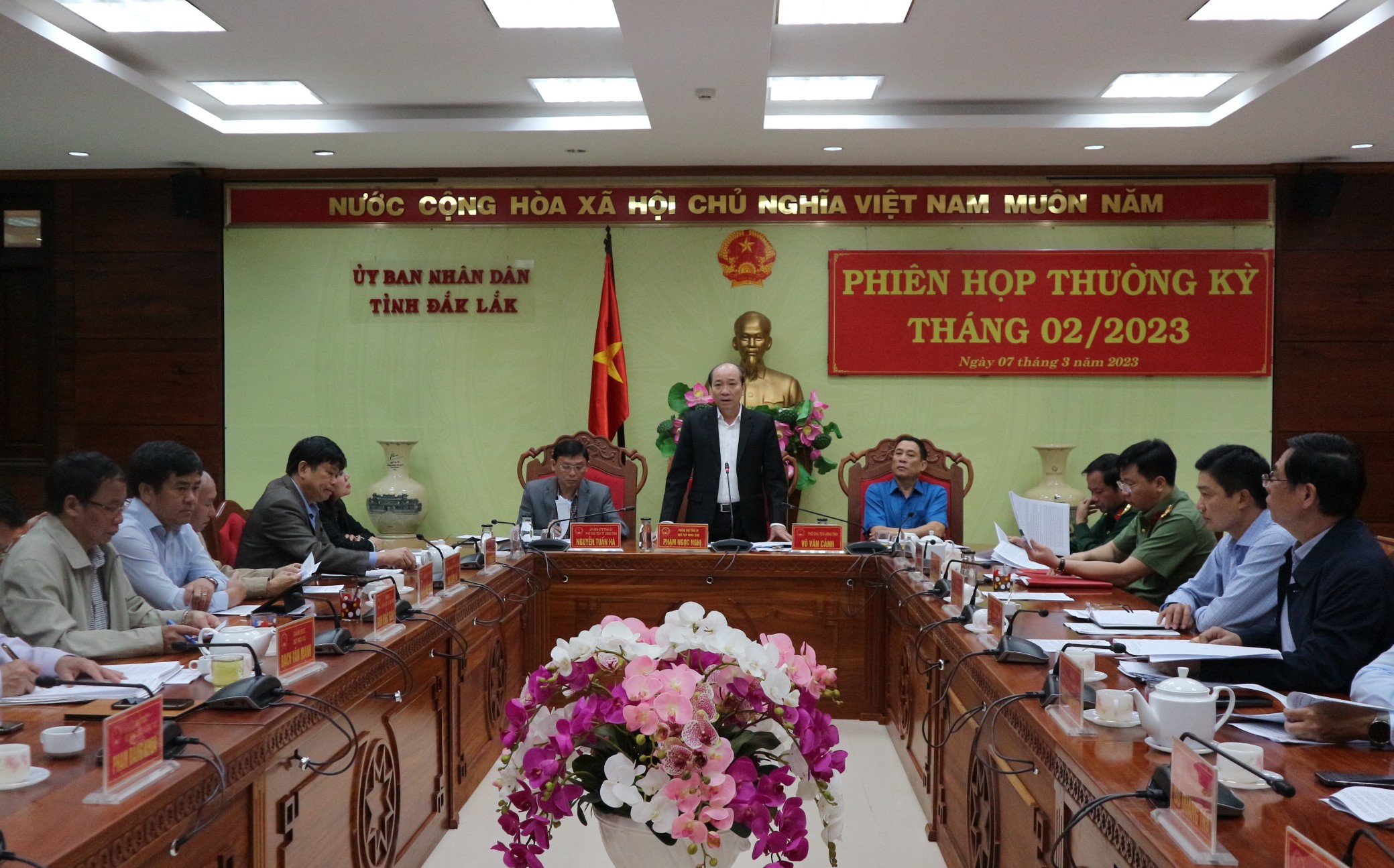 Phiên họp thường kỳ UBND tỉnh tháng 02/2023